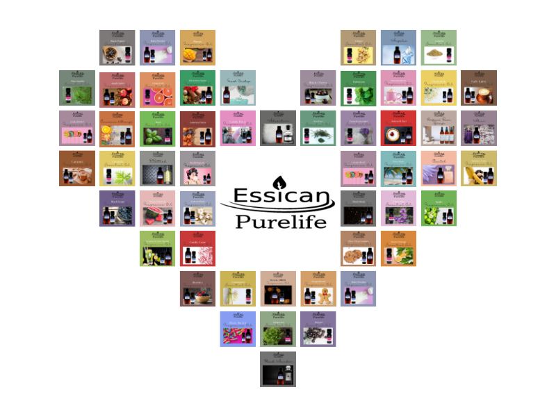 Essican Oils natural health oils product collage