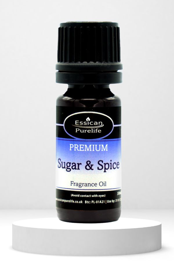 Essican Purelife Sugar & Spice fragrance oil 10ml.