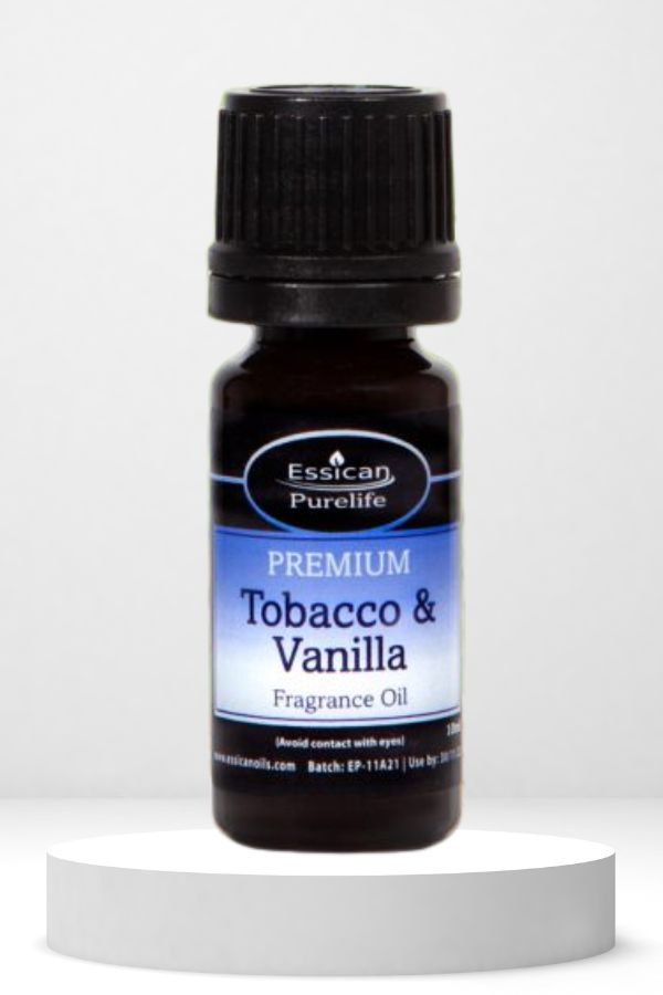 Essican Purelife Tobacco and Vanilla fragrance oil 10ml.